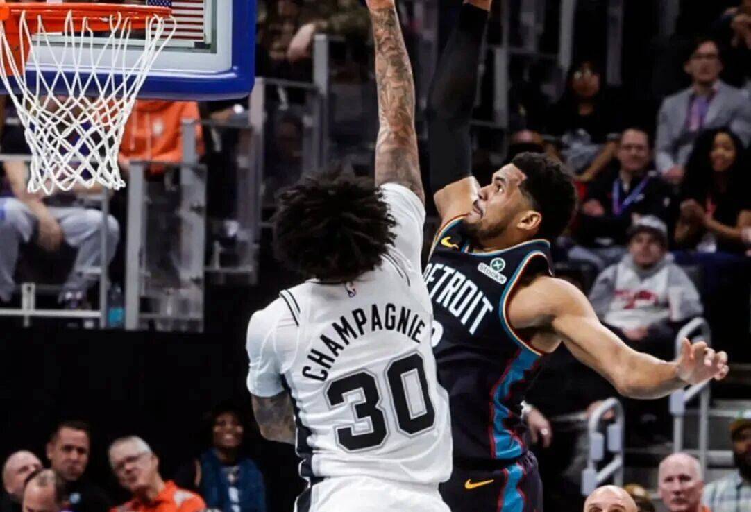 终结 5 连胜！文班 21+17+3 封盖 马刺客场擒活塞 冲冠雏形彻底坐稳