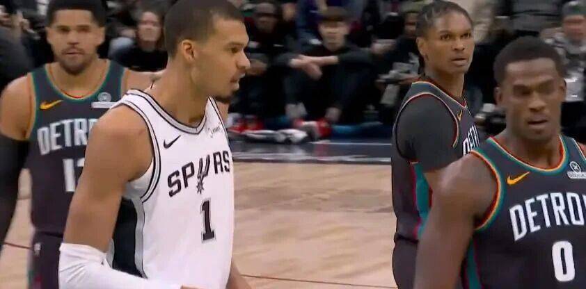 终结 5 连胜！文班 21+17+3 封盖 马刺客场擒活塞 冲冠雏形彻底坐稳